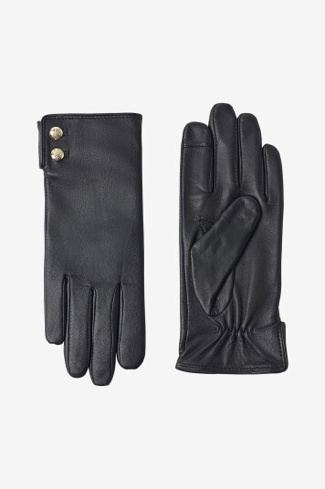 Lauren Ralph Lauren Hansker Sheepskin lthr But Glv glv Svart Lauren Ralph Lauren Hansker Sheepskin lthr But Glv glv Svart
