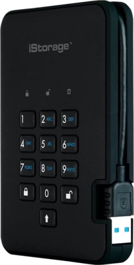 iStorage DiskAshur 2 Svart IS DA2 256 4000 B
