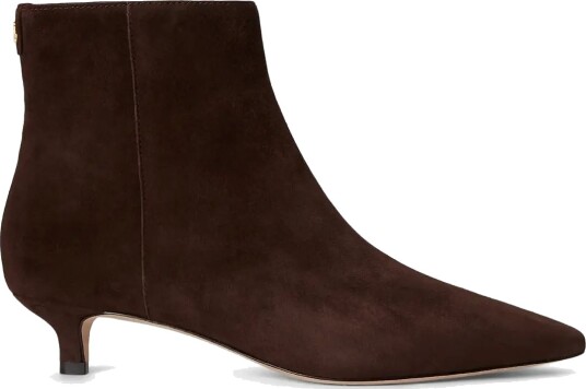 Lauren Ralph Lauren Francesca Suede Bootie Brown 36