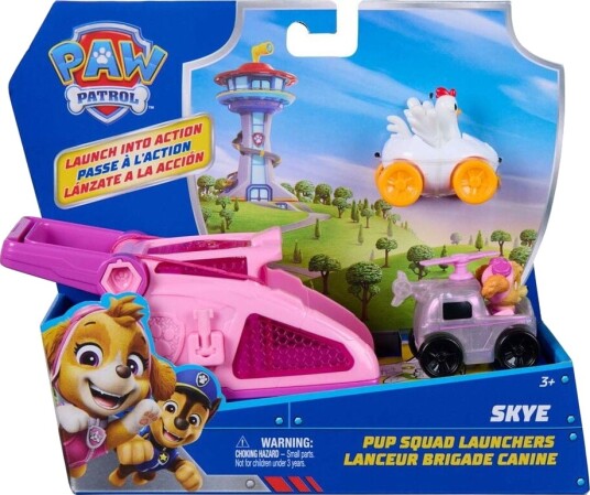 Paw Patrol Skye Valpepatrullkaster 15 cm Rosa Leketøy Paw Patrol Skye Valpepatrullkaster 15 cm Rosa Leketøy