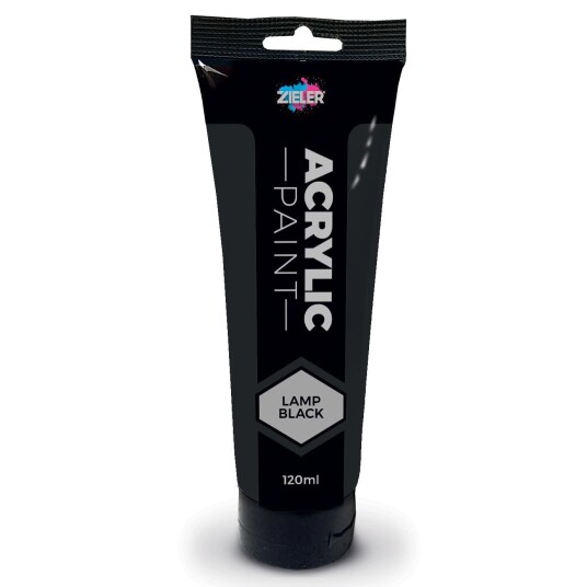 Zieler Premium Akrylmaling 120 Ml Lamp Black Zieler Premium Akrylmaling 120 Ml Lamp Black
