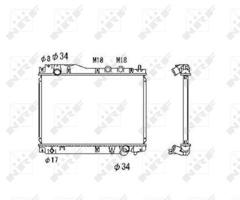 Radiator NRF 53461