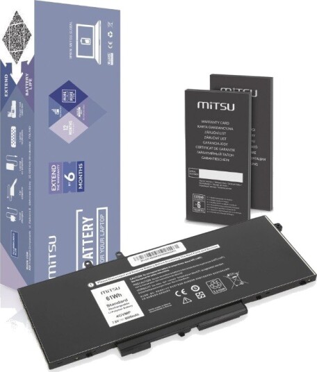 Movano-Batteri 4Gvmp Til Dell Latitude 5400 5500 5510 BC/DE-5500