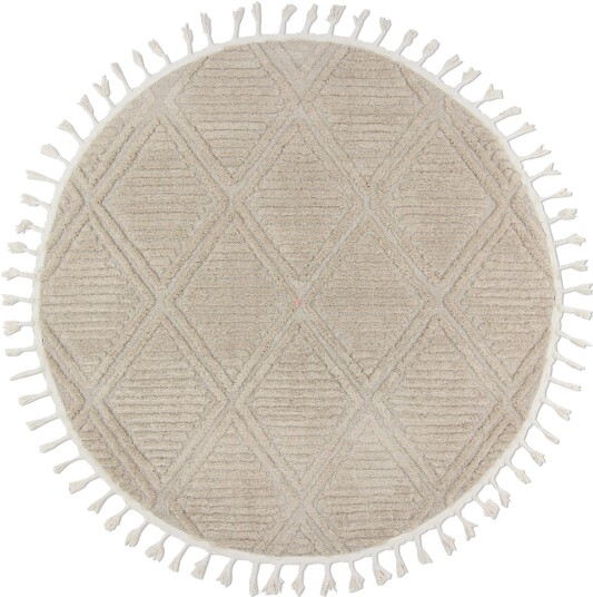 Runde tepper Dover beige Størrelse: Ø 200 cm