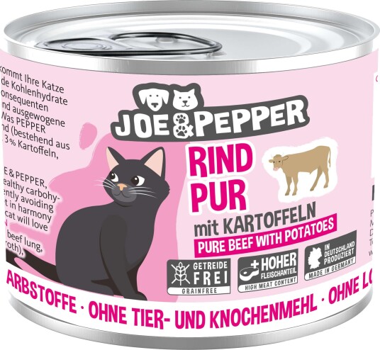 Joe & Pepper våtfôr Våtfôr til Katt & Potet Storfe 200 g
