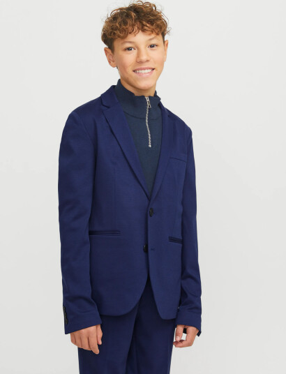 Jack & Jones Jjejaxon Jersey Blazer Noos Jnr Navy 128