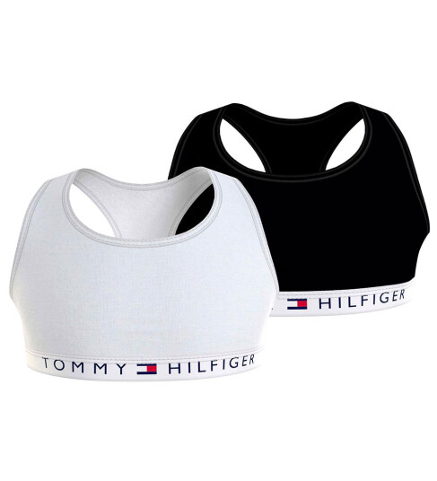 Tommy Hilfiger Topper 2 pack Svart/Hvit Tommy Hilfiger 4 5 år 104 110 BH Tommy Hilfiger Topper 2 pack Svart/Hvit Tommy Hilfiger 4 5 år 104 110 BH