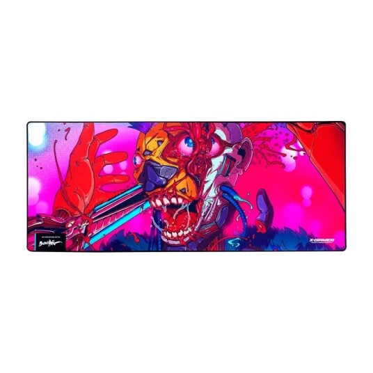 X-GAMER Pro Musematte i Stoff 110 x 45cm - Cyber Bot X-GAMER Pro Musematte i Stoff 110 x 45cm - Cyber Bot