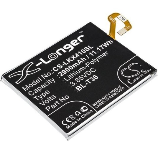 LG X410X batteri (2900 mAh 3.85 V, Sort) LG X410X batteri (2900 mAh 3.85 V, Sort)