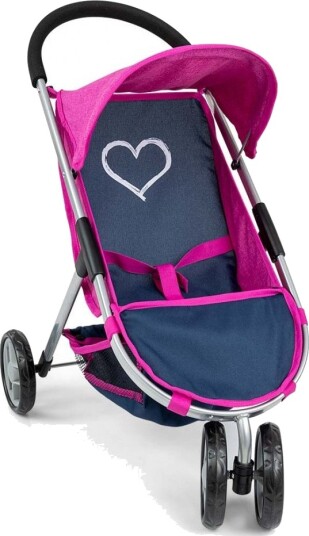Milly Mally Susie Trehjulet Dukkevogn Opptil 50 cm Marineblå Milly Mally Susie Trehjulet Dukkevogn Opptil 50 cm Marineblå