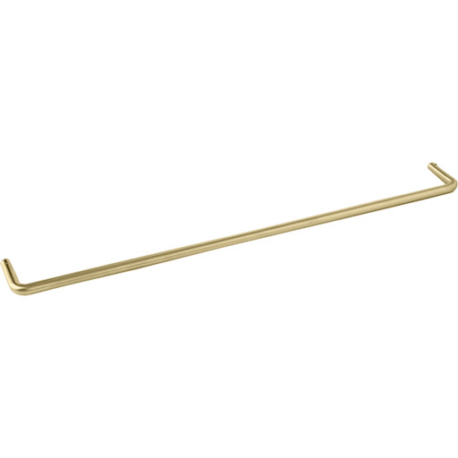 D Line håndklestang 45 cm børstet messing