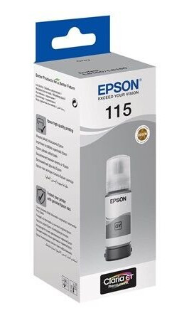 Epson EcoTank 115 - Grey Ink - Blekkrefill Grey Epson EcoTank 115 - Grey Ink - Blekkrefill Grey
