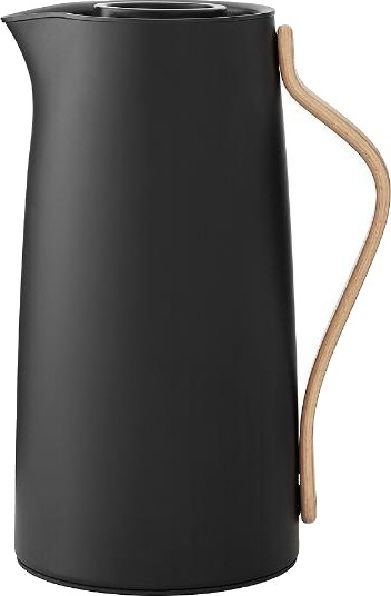 Stelton Emma termokanne kaffe 1,2L svart/bøk Stelton Emma termokanne kaffe 1,2L svart/bøk