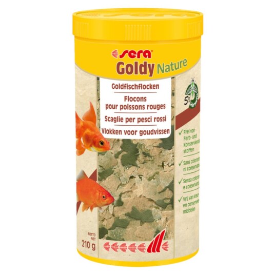 Sera Goldy Flakfôr 1.000 ml (210 G) Sera Goldy Flakfôr 1.000 ml (210 G)