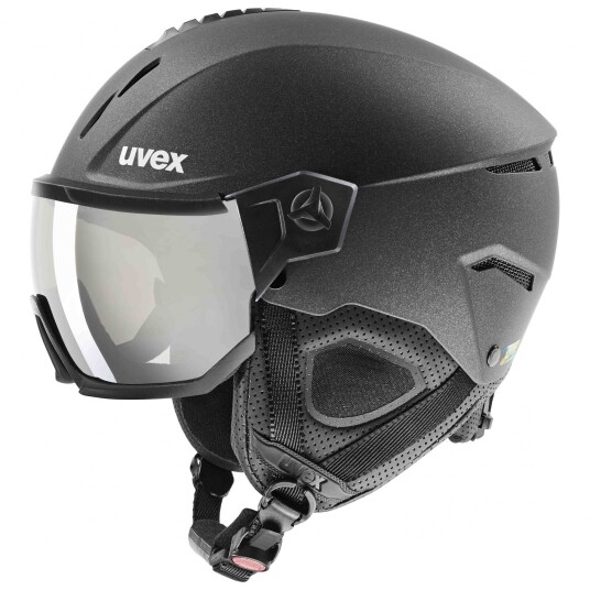 Uvex Instinct Visor Skihjelm med Visir Black Matt 60-62cm