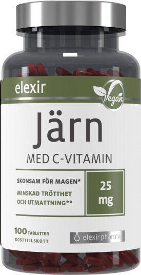 Elexir Pharma Järn med C Vitamin 100 stk