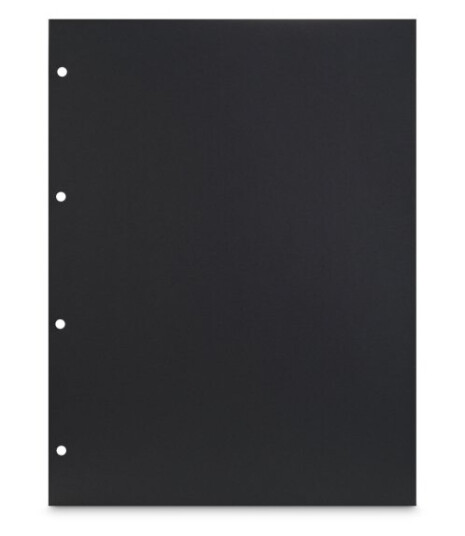 Hama 00007553, Sort, Fotoark Kartong, Sort, 233 Mm, 310 Mm, 25 Stykker