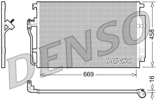Radiator DENSO DRM13016