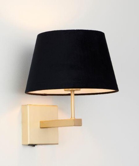 Ms - Belysning Mango vegglampe m/skjerm - Messing
