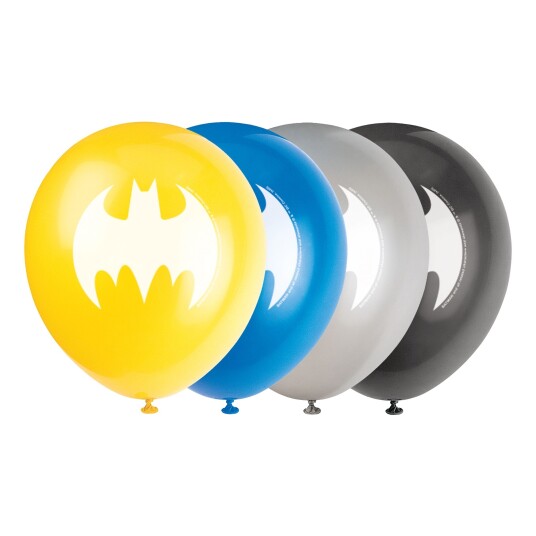 Unique Party Ballonger Batman - 8-pakning