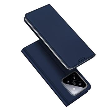 Xiaomi 14 Pro Dux Ducis Skin Pro Flip-deksel Blå
