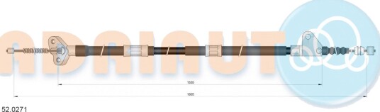 Bremsewire ADRIAUTO 52.0271