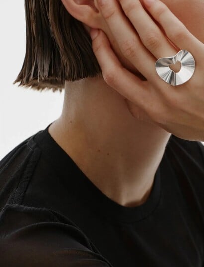 Kalevala Alluring Ring   Silver   M17.5 18.5
