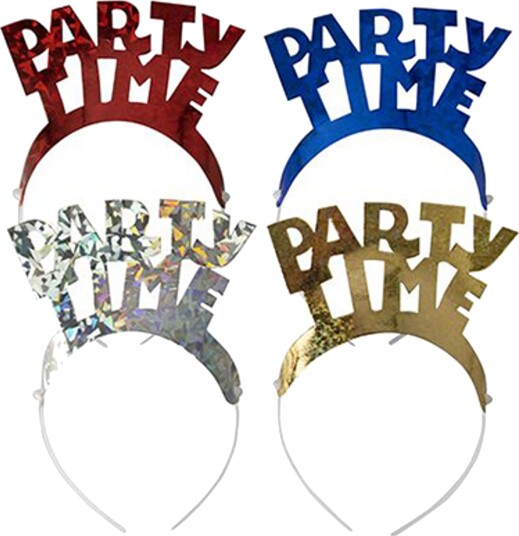 Papstar Diadem Partytime 4-pakning 87024