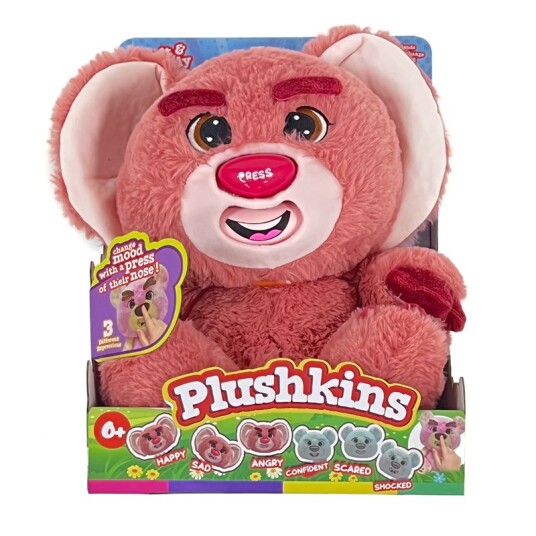Plushkins Plysjbamse m/ 3 ansiktsuttrykk Colo Plushkins Plysjbamse m/ 3 ansiktsuttrykk Colo