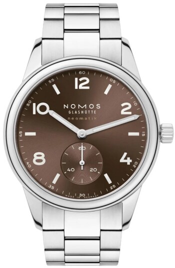 Nomos Glashütte Herreklokke N 759 Club Sport Neomatik Brun/Stål Nomos Glashütte Herreklokke N 759 Club Sport Neomatik Brun/Stål