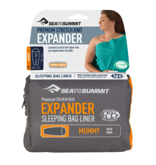 Sea To Summit Sts Expand Mummy W/hood Navy 210X80cm