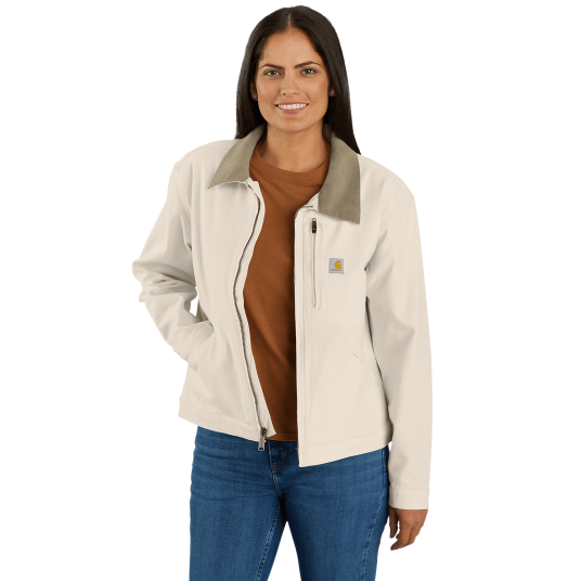 Carhartt Iconic Crawford Detroit Jacket Women Natural XL