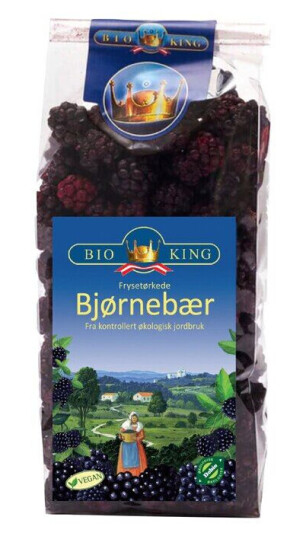 BioKing Frysetørket Bjørnebær BioKing Frysetørket Bjørnebær