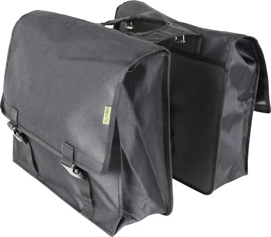 Sykkelveske Dresco Super Shopper Dobbelt svart 50 L