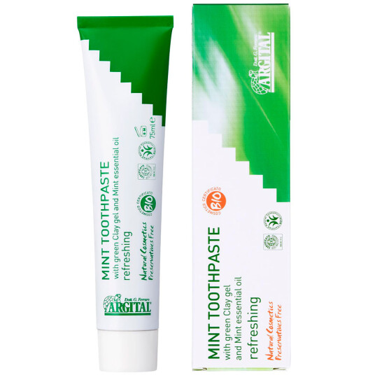Økologisk tannkrem ARGITAL Mint 75 ml Økologisk tannkrem ARGITAL Mint 75 ml