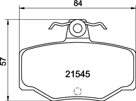 Bremseklosser HELLA 8DB 355 018 021