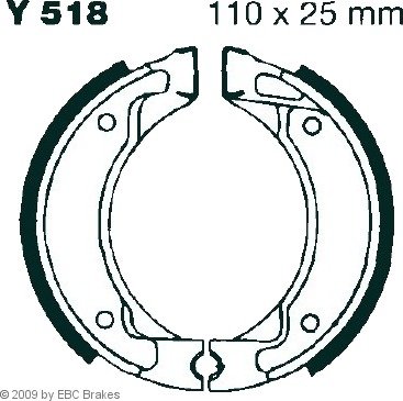 Bremsesko sett EBC Brakes Y518