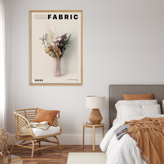 Flower Bloom Fabric Rose av Plakatwerket