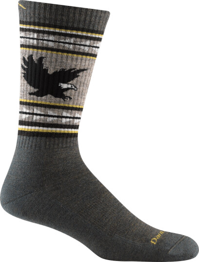 Darn Tough Men's VanGrizzle Boot Midweight Hiking Sock Cushion M , Forest