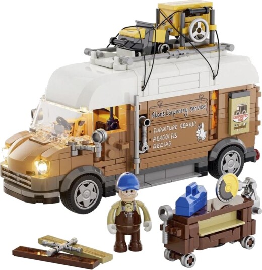 Lumibricks Snekkertralle Byggesett 12+ År 496 Deler