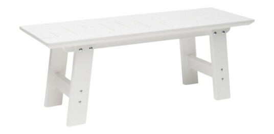 Hillerstorp BULLERÖ Benk 40 x 120 cm Hvit 1525637-01-2 1525636-01-2