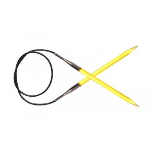 KnitPro Trendz Rundpinde Akryl 120cm 6,00mm / 47.2in US10 Yellow