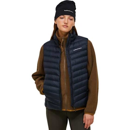 Peak Performance W Frost Down Vest Black Peak Performance W Frost Down Vest Black