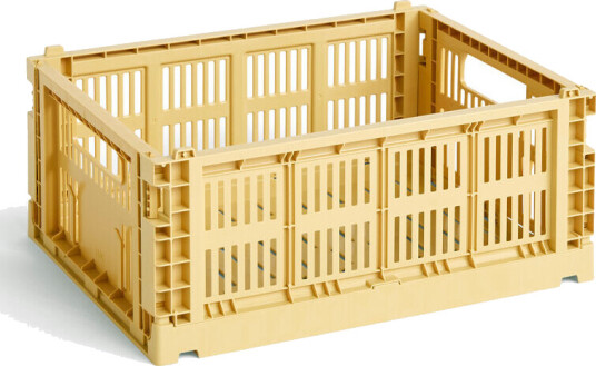 HAY Colour Crate M 26,5 x 34,5 cm Golden yellow