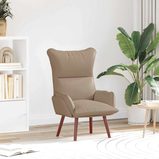 Avslappende stol Cappuccino 69 x 74 x 93 cm Kunstlær Avslappende stol Cappuccino 69 x 74 x 93 cm Kunstlær