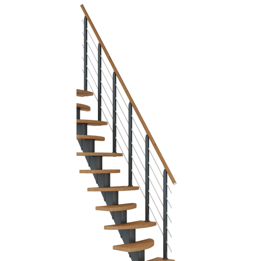 Dolle Design Ekstra Gelender i Svart/Oljet Bøk 11 13