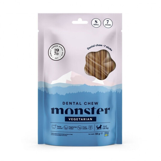 Monster Pet Food Monster Dog Dental Chew Vegetarian Small (7-Pack)