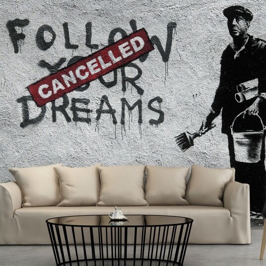 Fototapet Dreams Canceled Banksy 150x105 - Artgeist sp. z o. o.