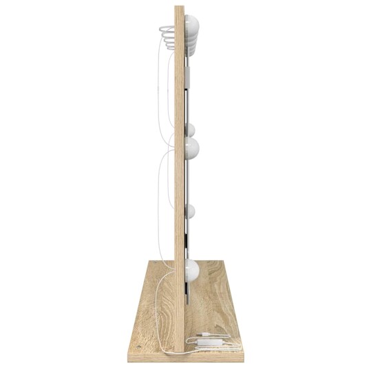 Sminkespeil Sonoma eik Konstruert tre Glass 80 x 55 18 cm Sminkespeil Sonoma eik Konstruert tre Glass 80 x 55 18 cm