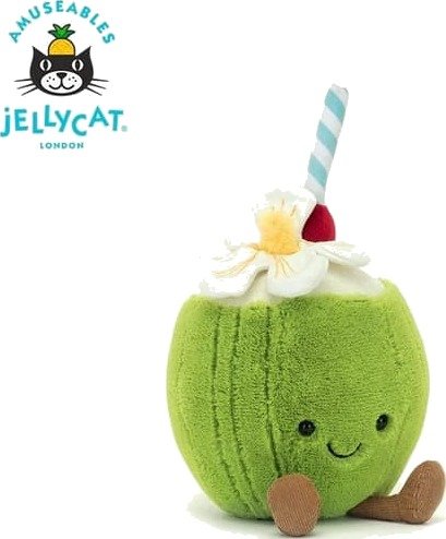 Jellycat 20 cm Kokosnøtt Kosedyr
